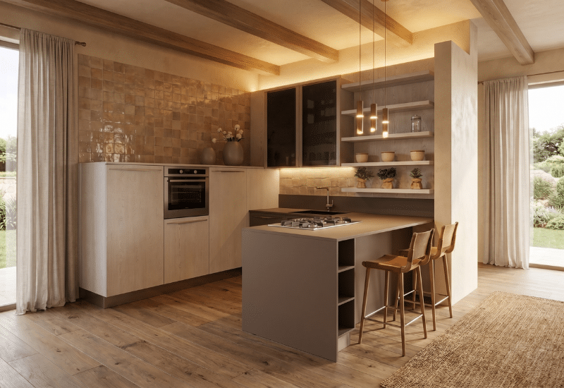 Cucina Lube con penisola